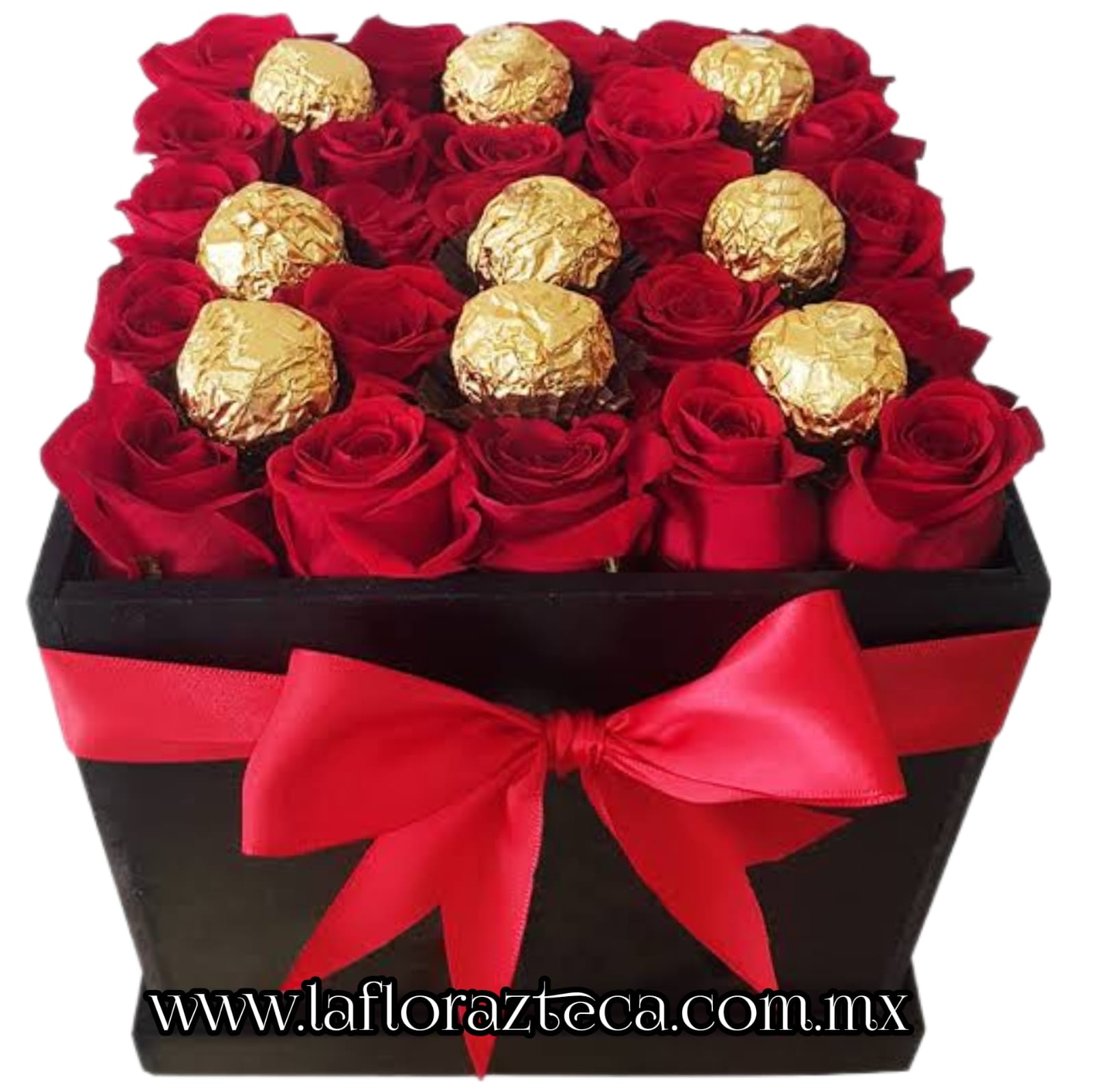 TOP-10 CAJA CON 24 ROSAS CON FERRERO ROCHER
$ 1,400