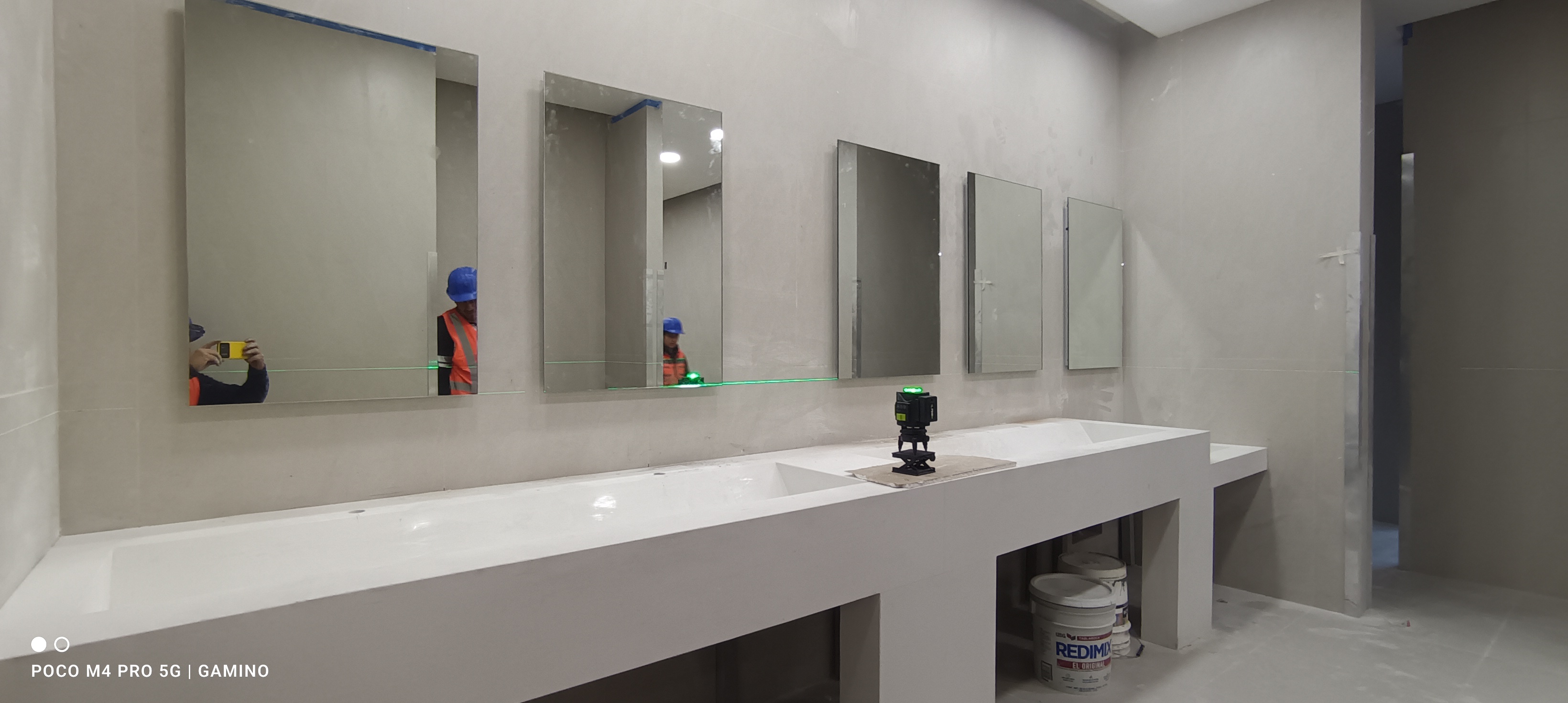 Bedroom with a large double bed