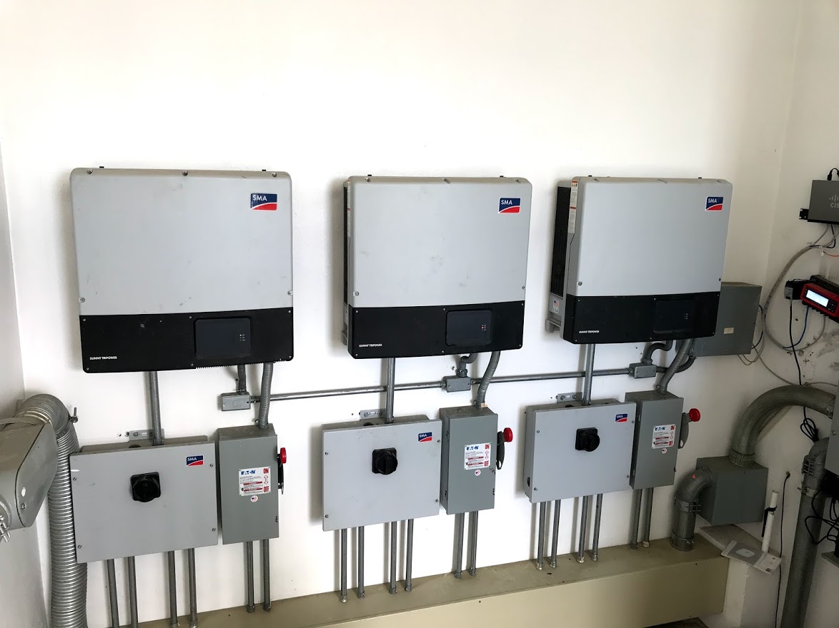 Sistema de inversores 75Kw.