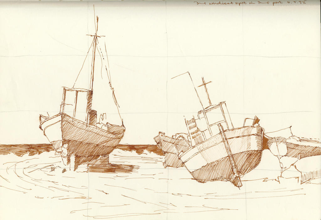 The windiest spot in the port!