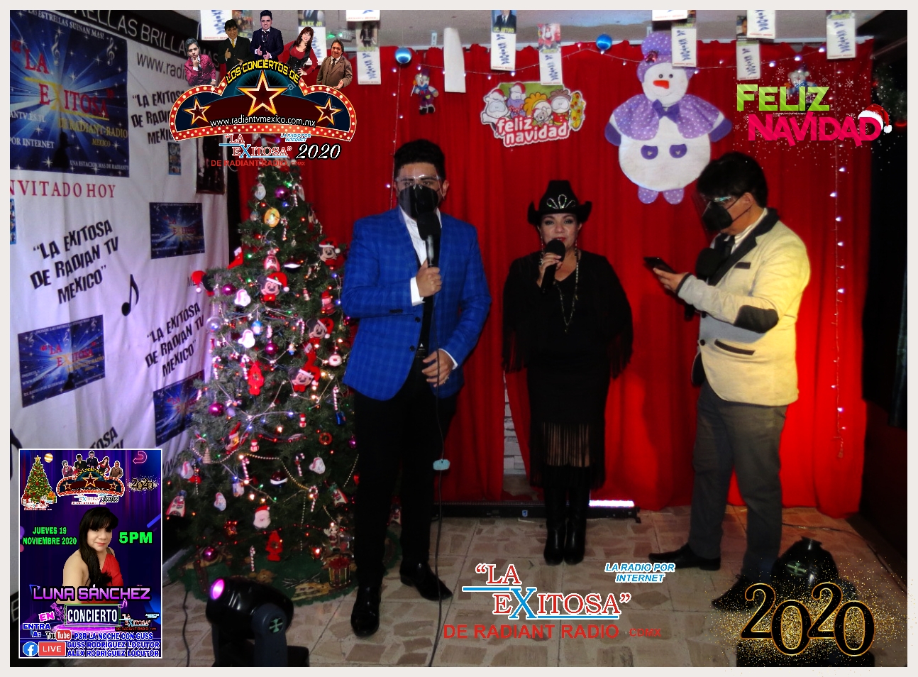 Luna Sánchez En Concierto de Fin de Año 2020 La Exitosa De Radiantv México