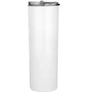 Plain white tumbler