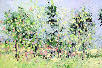 April Colors 24"x36" $2200.