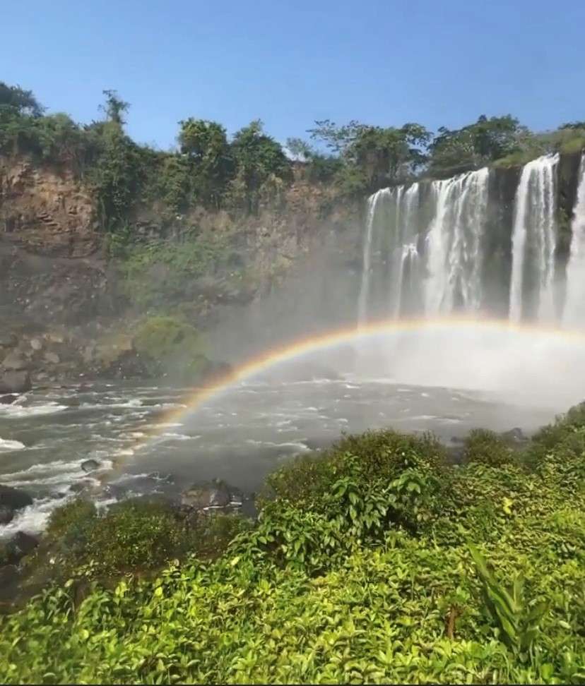 Waterfalls and Rainbow