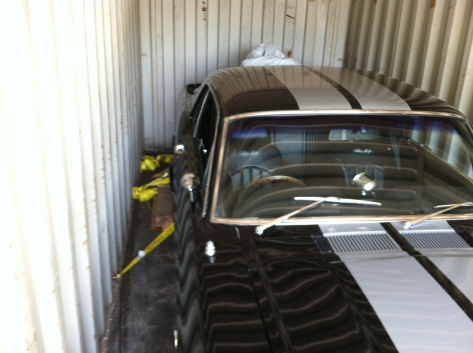 Loaded into a 20' shipping container and ready for the port! Never to be seen in the US again. Sad 