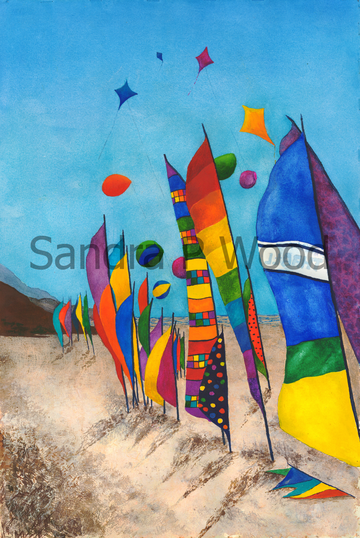 FLAG TIME 1
(watercolor)

