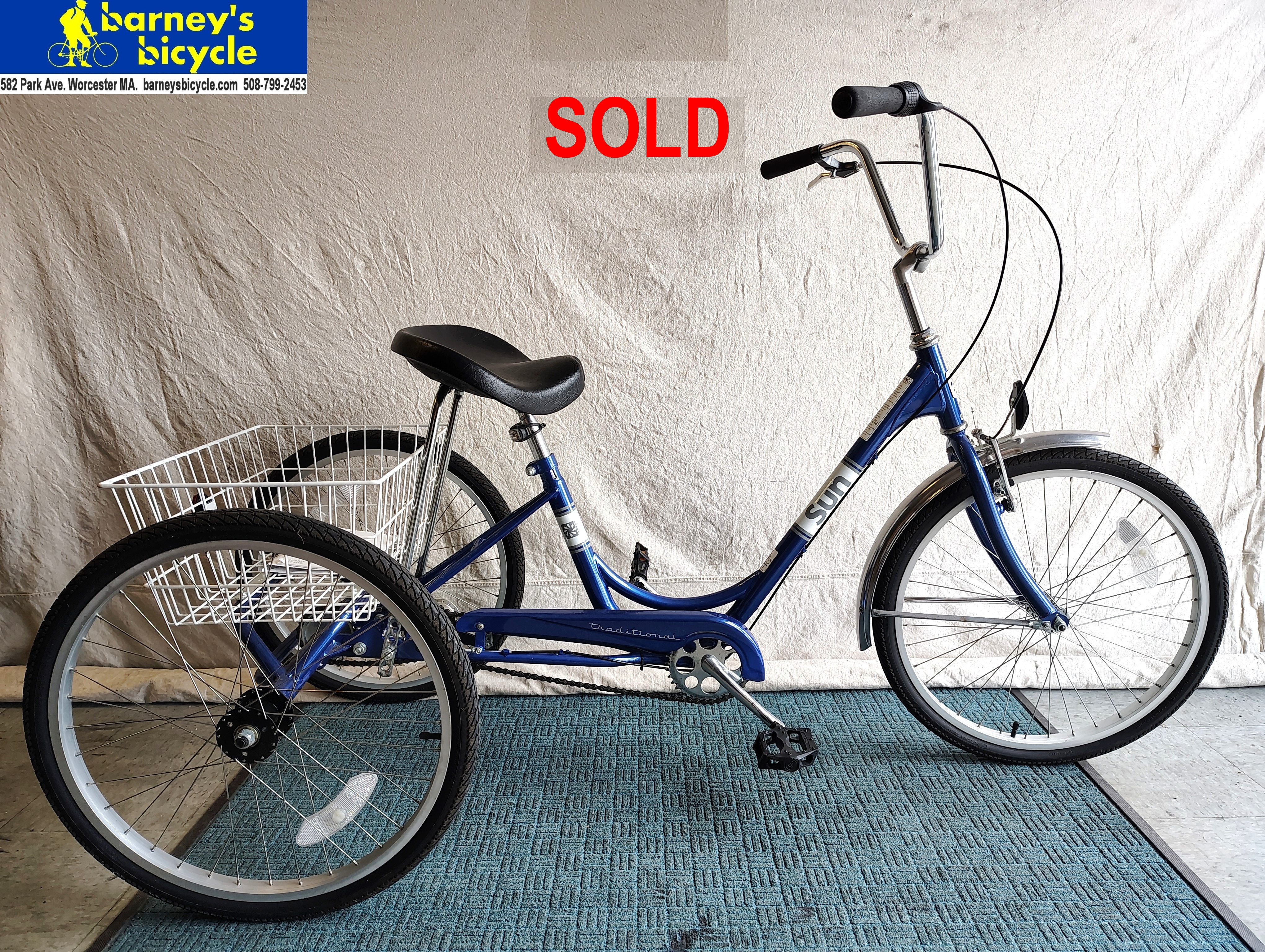 Sun Adult Trike 3spd
Full Size, 24" Wheels
$589.99 (Like New)
