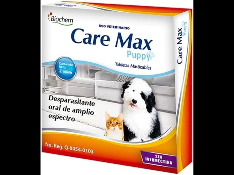 PET004 DESPARASITANTE CARE MAX CACHORRO 2 TAB