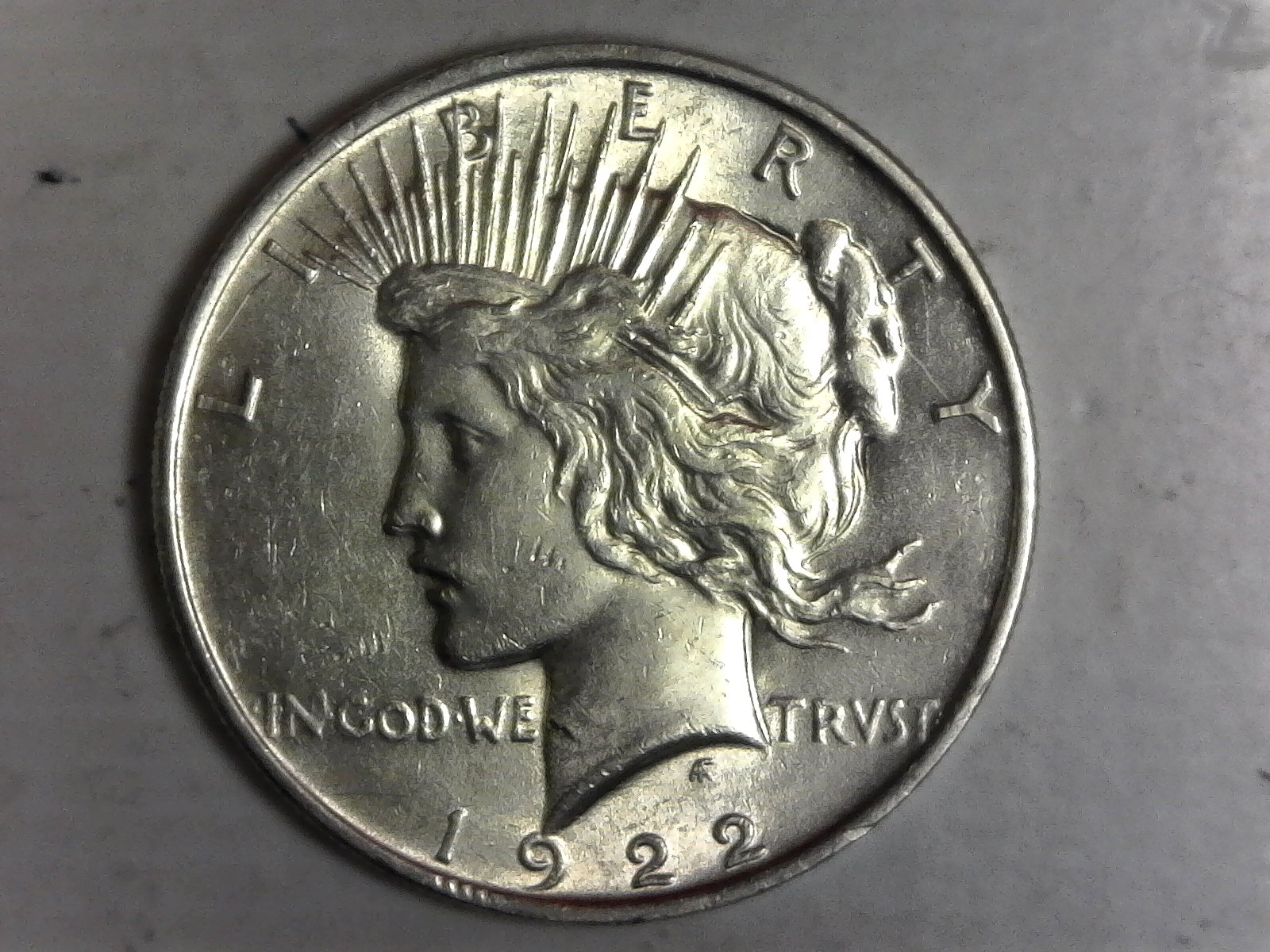 Click on Peace Silver Dollar for Online Auction