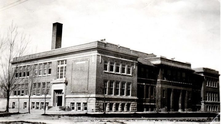Washington School in Caldwell, circa 1910