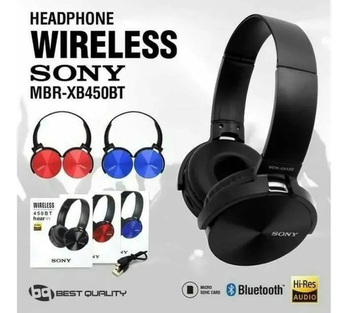 MDR-XB450BT
AUDIFONO BLUETOOTH /FM/TF CARD