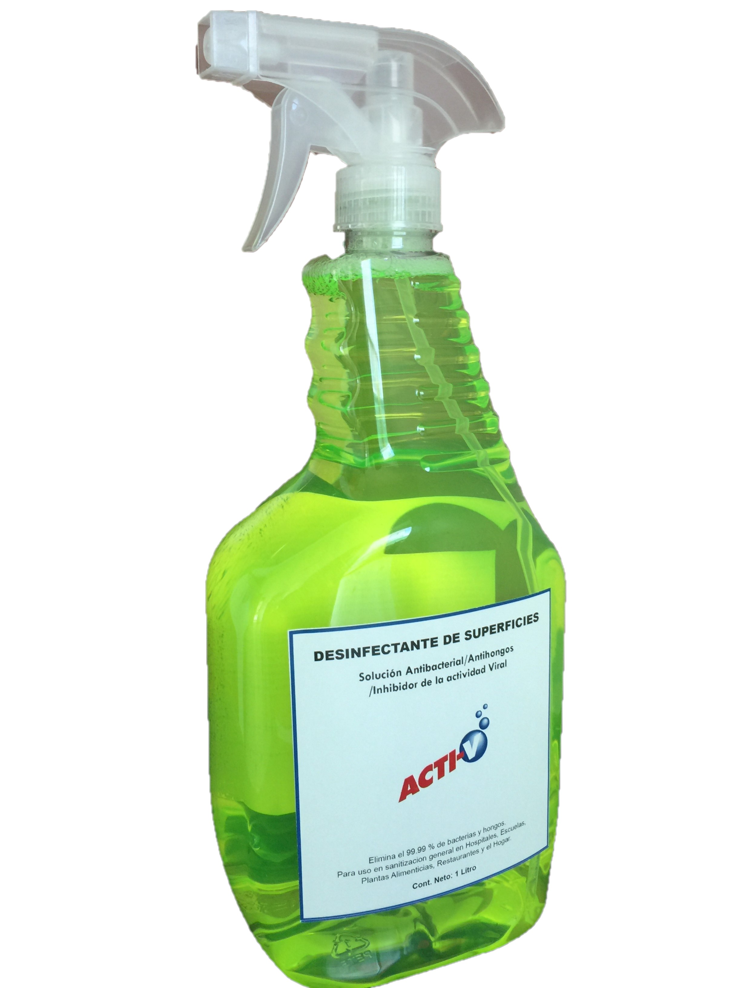 Desinfectante de Superficies 1 L con Aspersor.