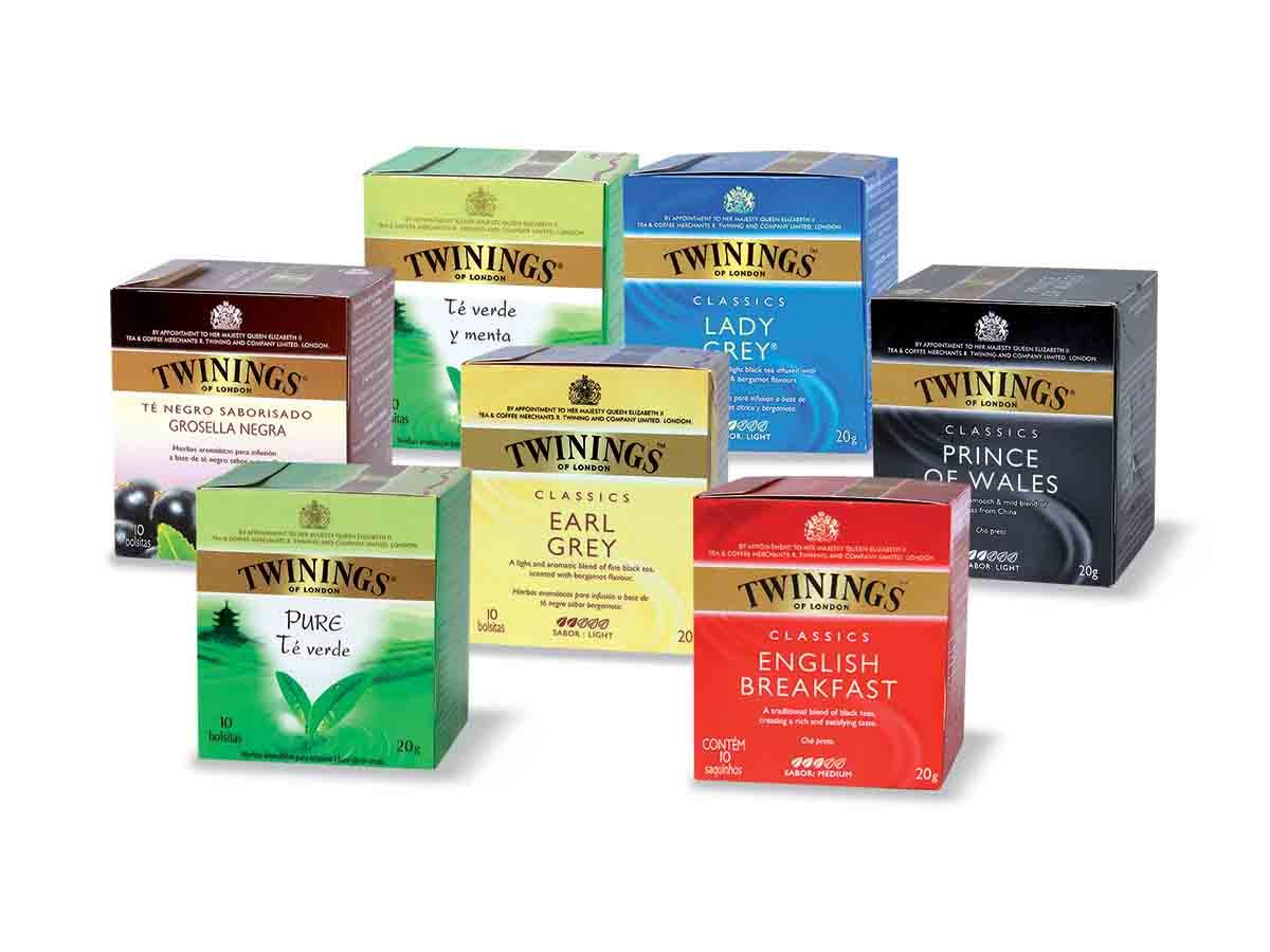 Te Twinning 
(varios sabores)