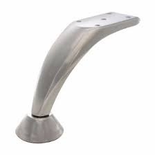              Pata para sofá
              altura 120mm 
               Cromada