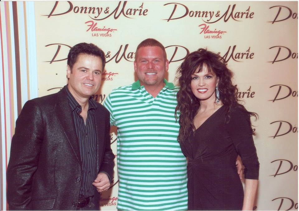 Matt Burton With Donny and Marie