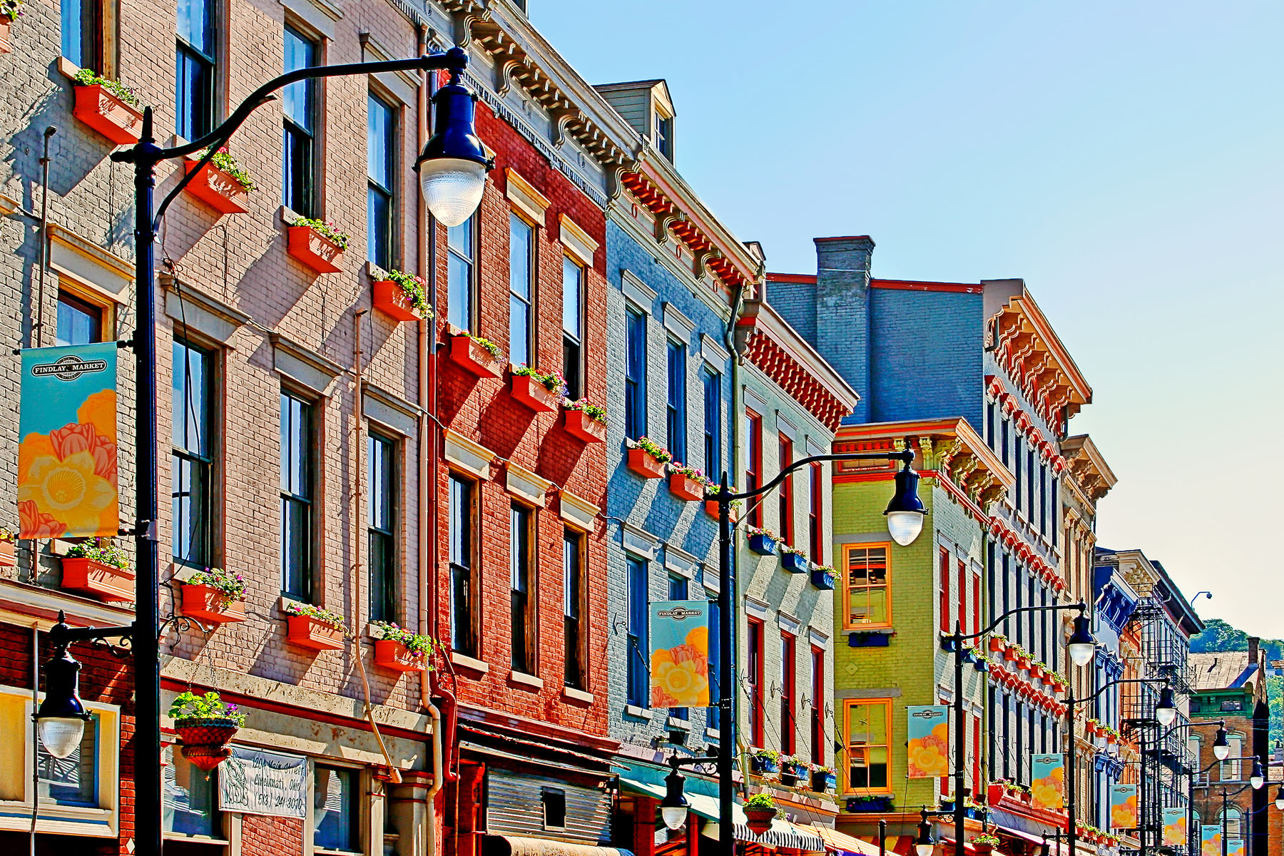 NEXT TO FINDLAY - My wife and I happened to go to Findlay Market the first time they opened on Sunday. The city had spent money dressing up the exterior of the buildings and the sun was shining. It was a beautiful day. I was glad I had my camera.