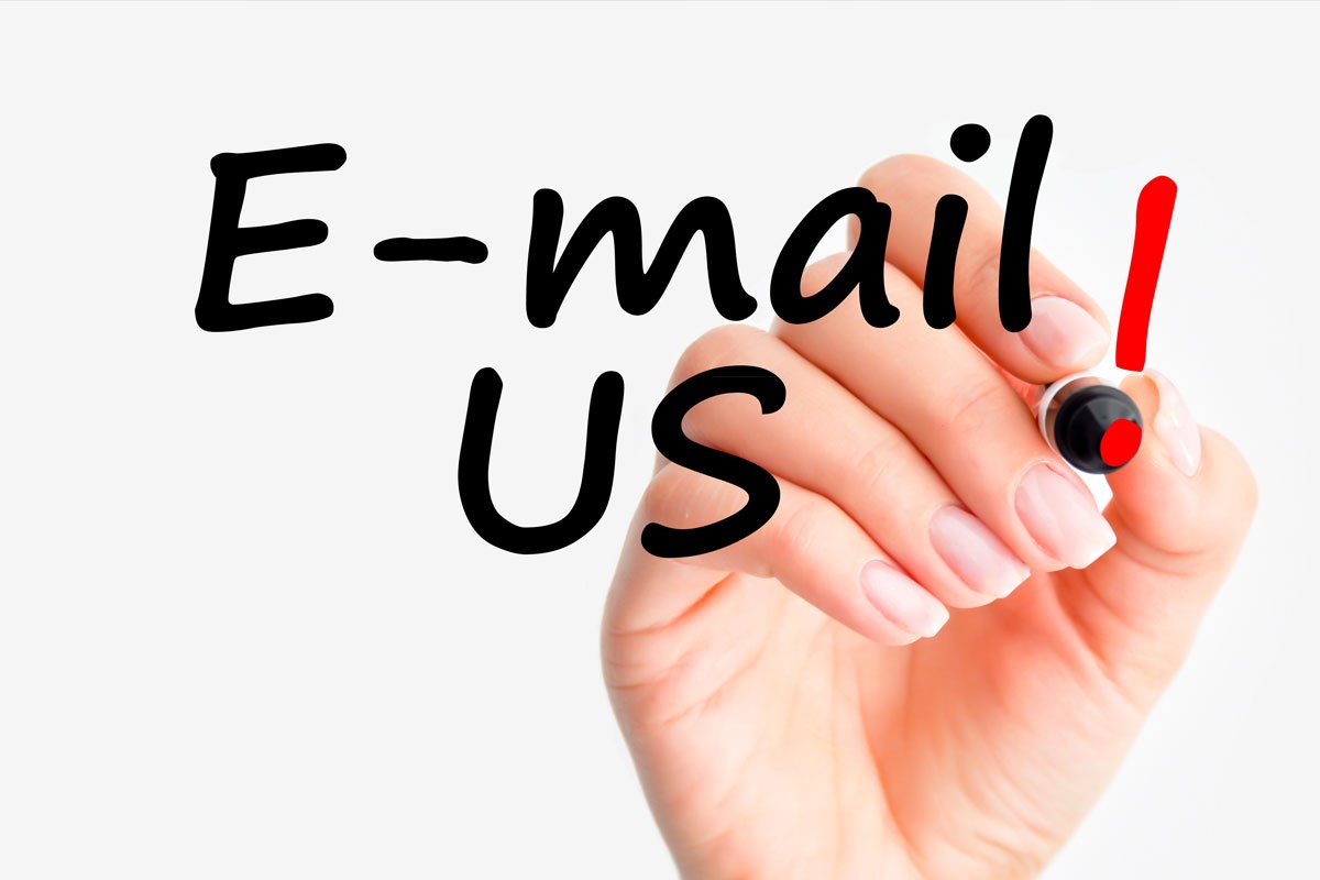 E-mail Us Concept