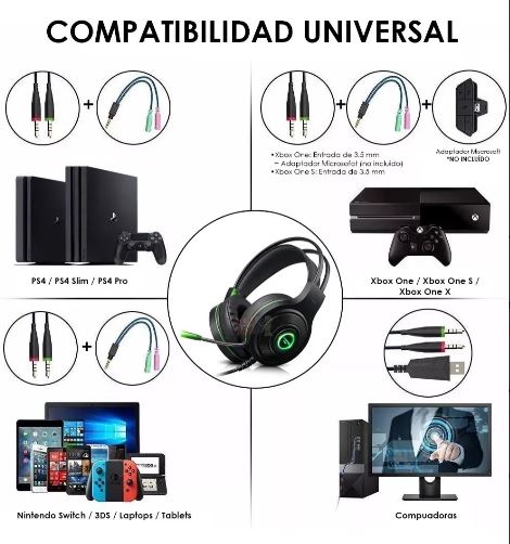 HI-5000
AUDIFONO GAMER