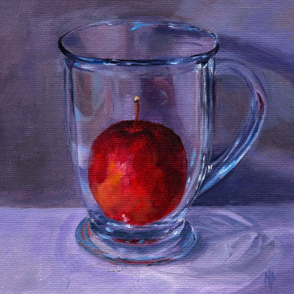 Solitary Confinement ~ 6" x 6" Oil on Canvas Panel