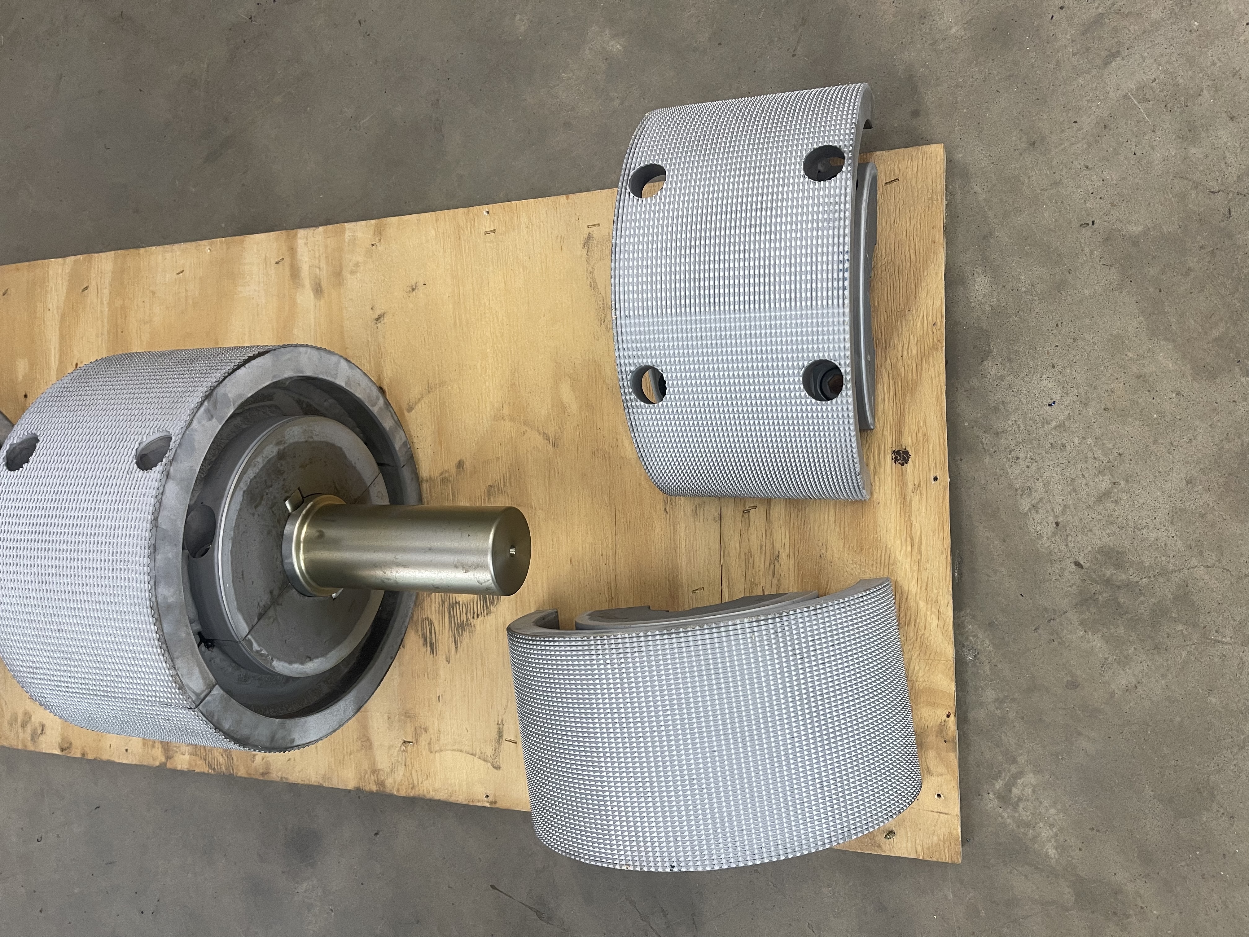 Knurled Roller Custom Made for a Customer