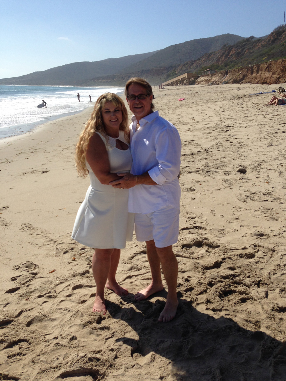 Rick and Rhonda, Nicholas Canyon Beach, Malibu