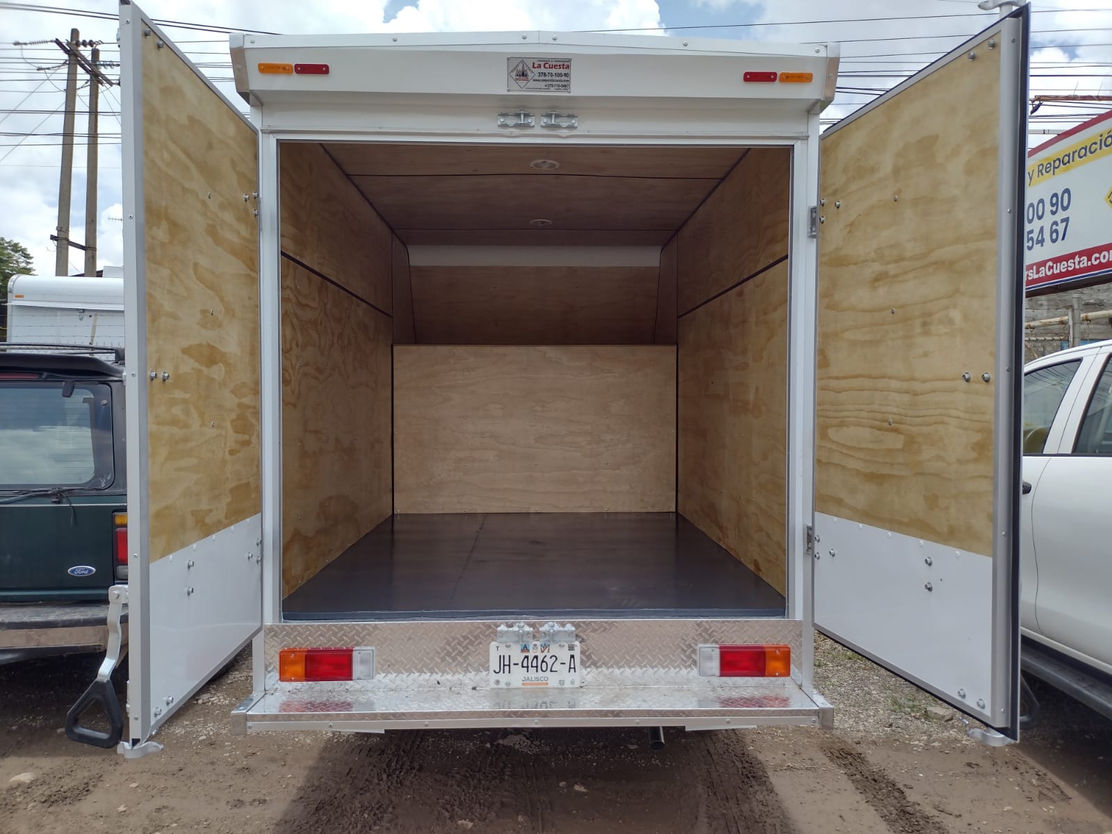 interior de caja seca