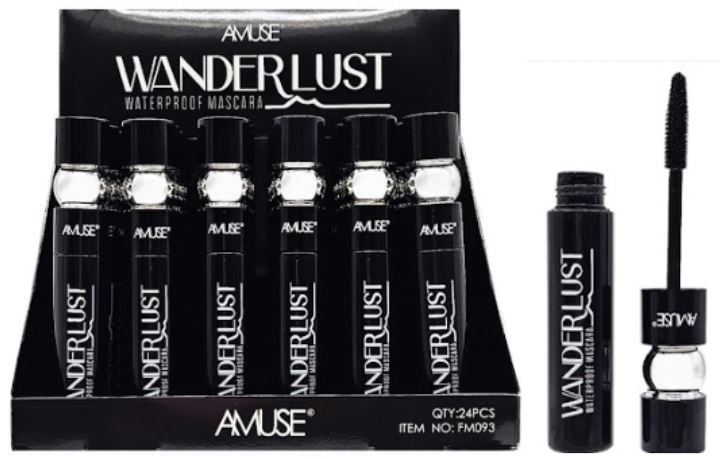 FM093
WANDRLUST WATERPROOF MASCARA
24 PC DISPLAY
