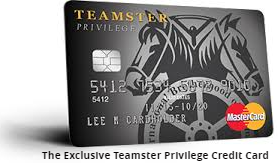The Exclusive Teamster Privilege Credit Card
