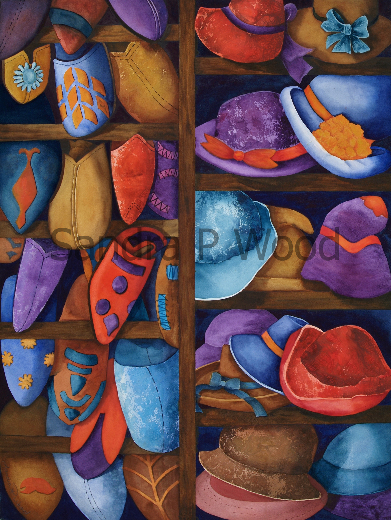 HEAD TO TOE
(watercolor)
Sold

