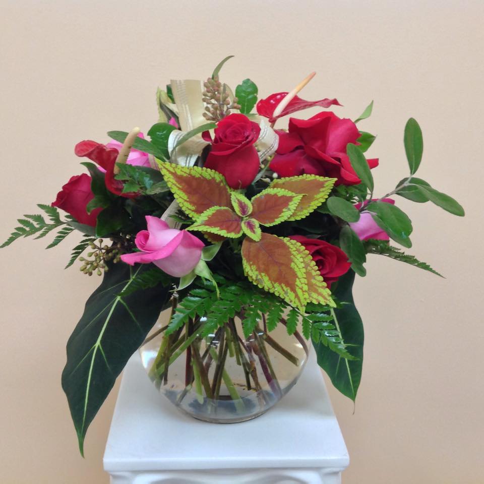 Fresh Flower Vase Arrangement