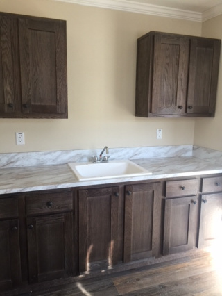 Frontier Homes Summersville Manufactured House Dream Kitchen Package Laundry Sink