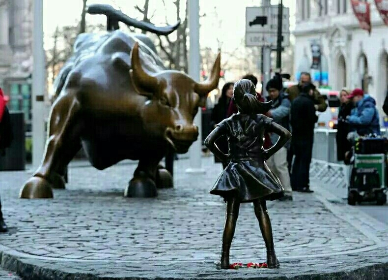 Girl With A Bull