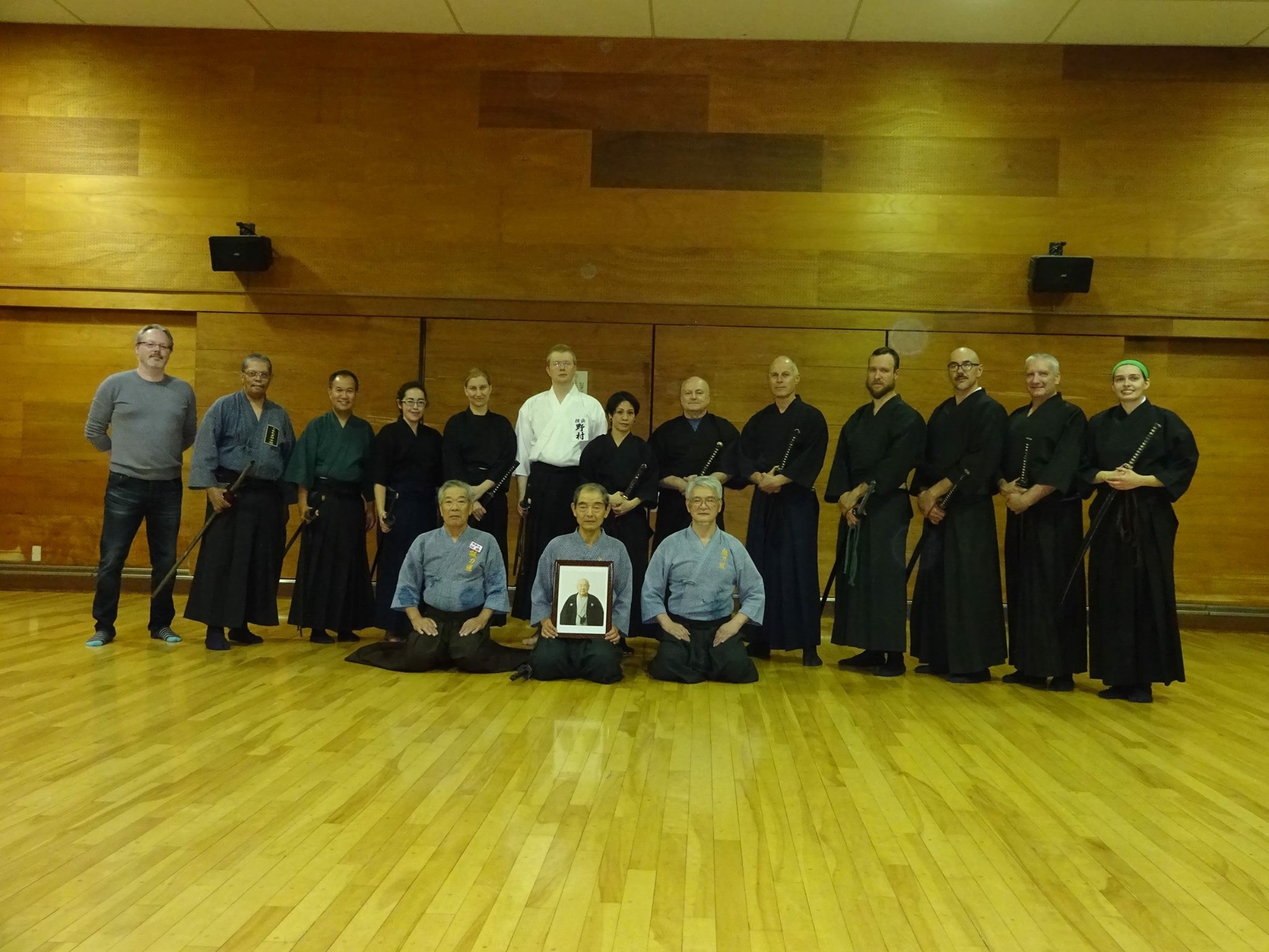 Wednesday Pre-Taikai training group photo. Tex's baggage got lost in the typhoon.
