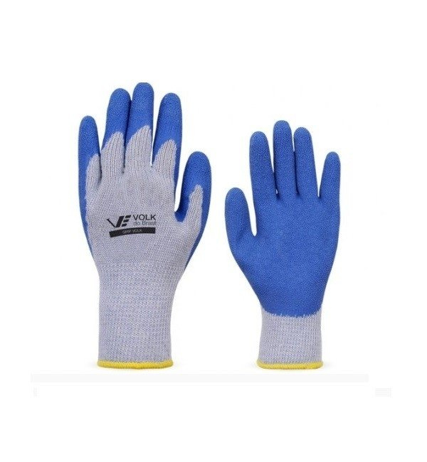 LUVA EM POLIÉSTER COM PALMA 
REVESTIDA EM LÁTEX RUGOSO