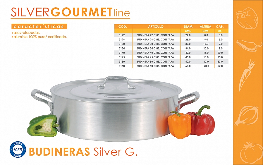 ENLACE BUDINERAS SILVER GOURMET
