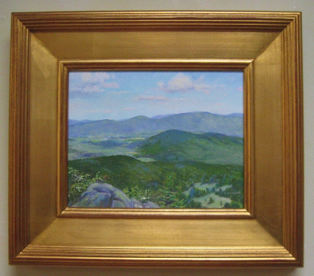 Little Schloss Trail View, 8 x 10 Oil on Panel