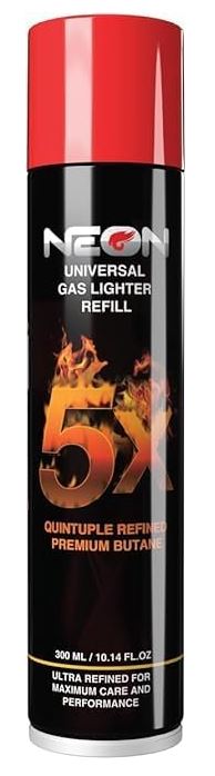 NEON-5X
NEON BUTANE GAS 5X
 (300ML)
