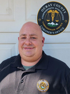 A man in a polo shirt