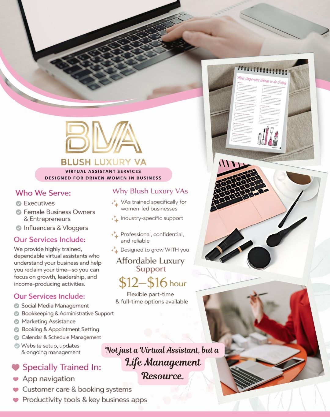 A Business info flyer