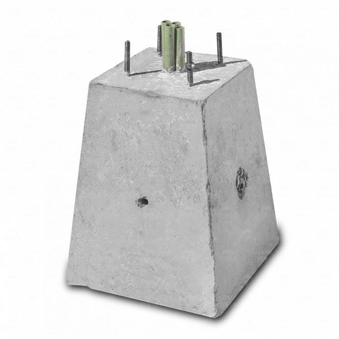 Base para poste de alumbrado