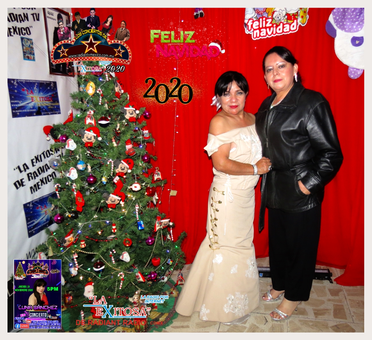 Luna Sánchez En Concierto de Fin de Año 2020 La Exitosa De Radiantv México