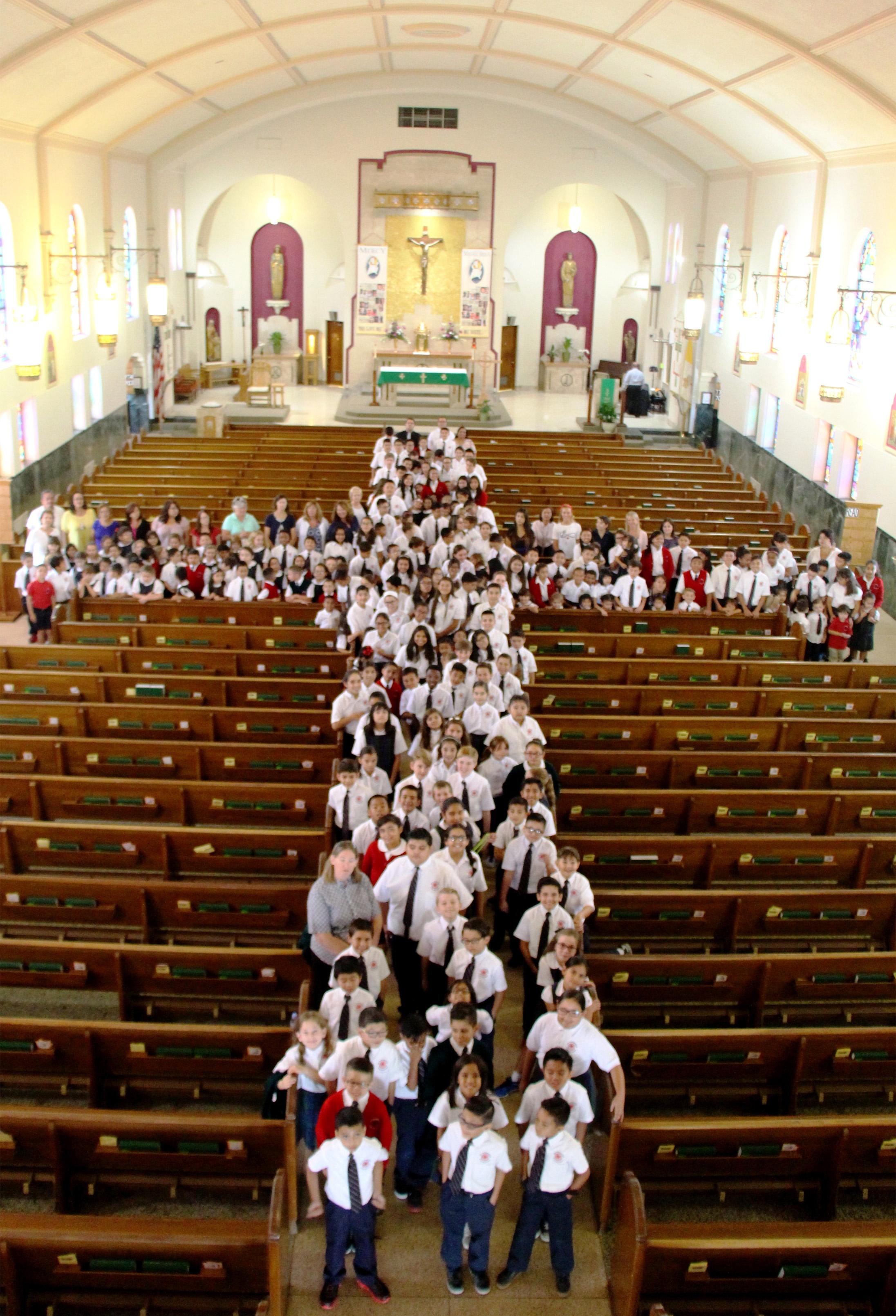 Students in Church