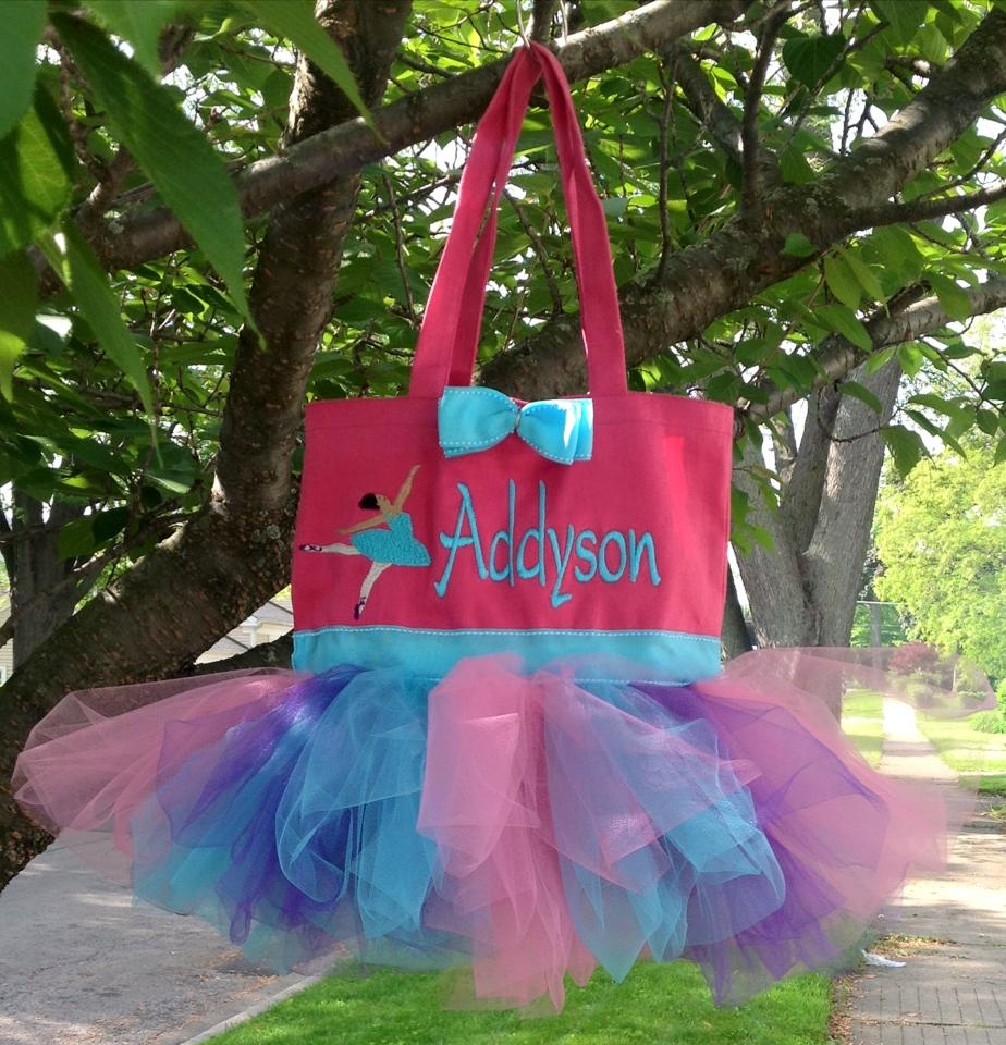 Pink & Turquioise Tutu Bag