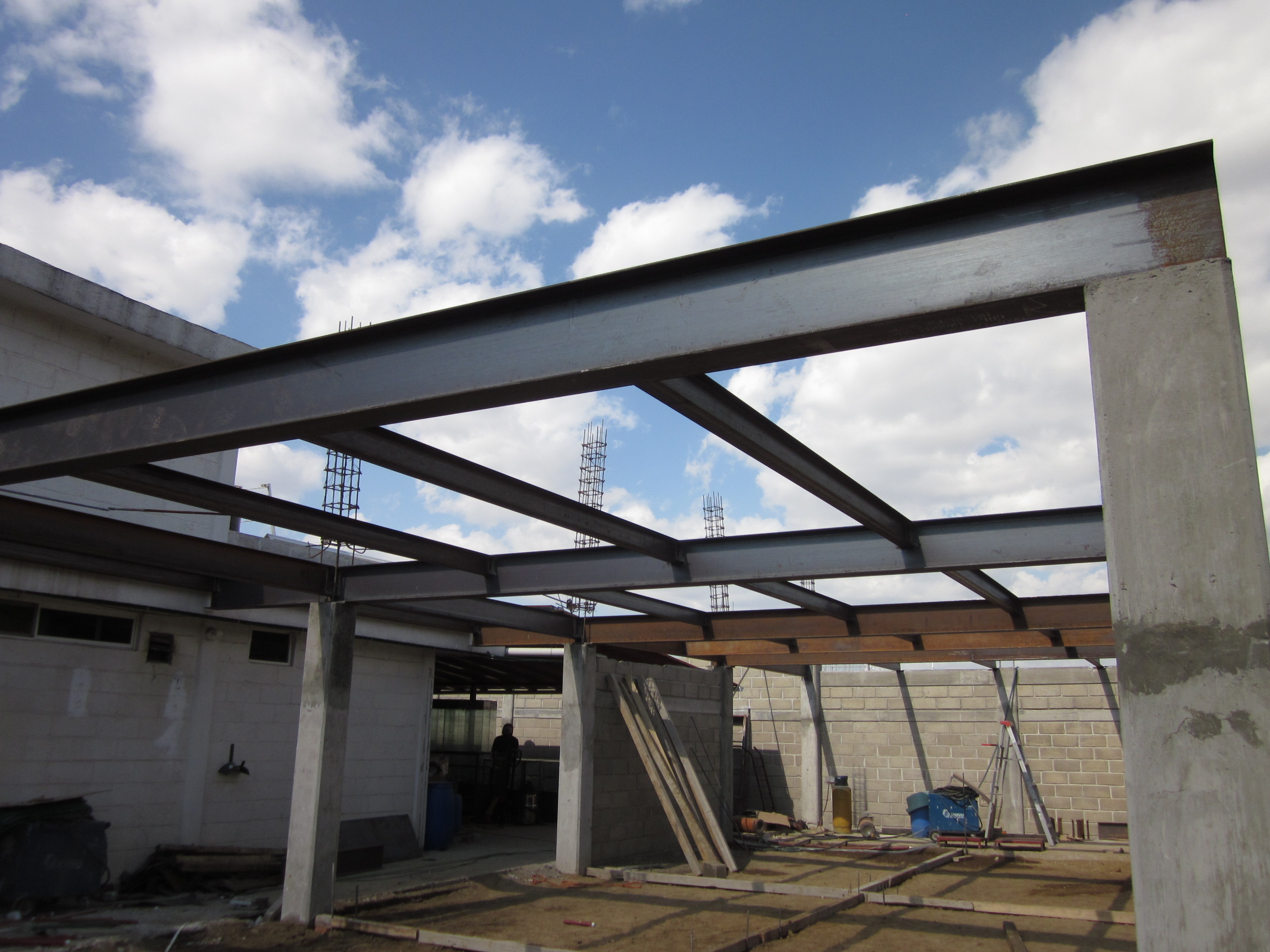 Stylish interior with a large bookcase