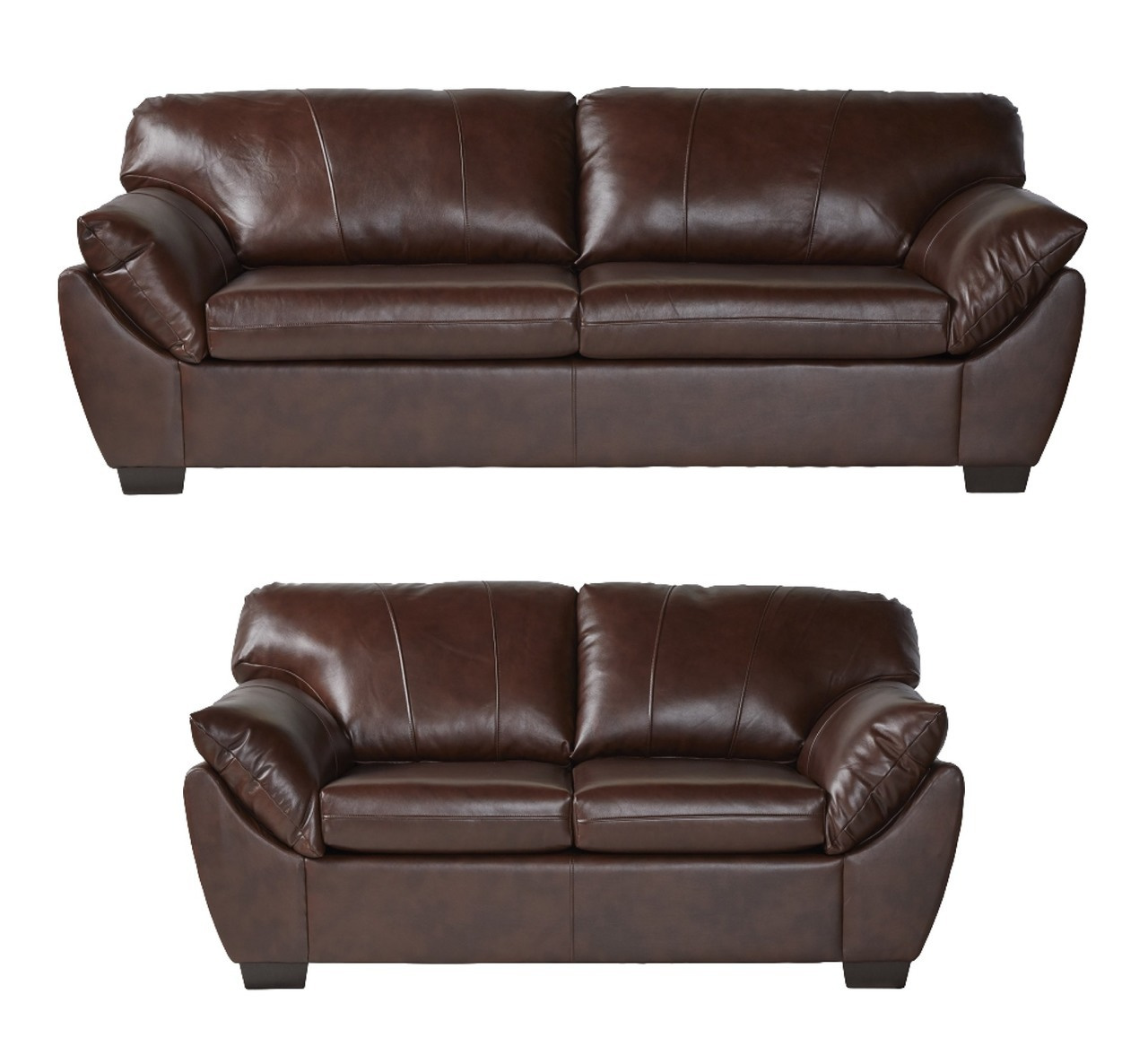 Furniture Clearance Center Upholstered 78400 Serta Leather Sofa And Loveseat