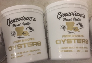Fresh Shucked Oysters