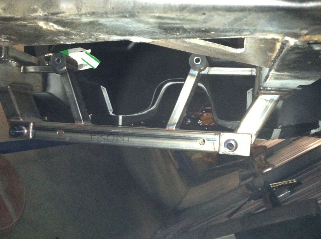 Side shot of cross member