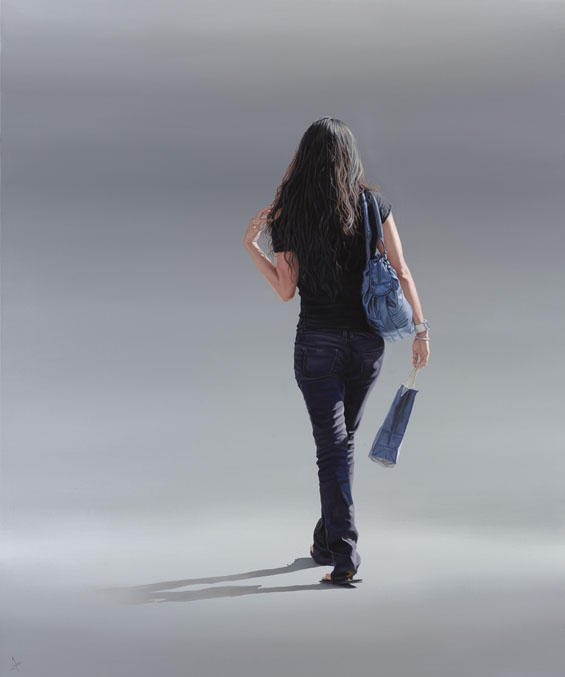 The Silver bangle, Oil on Linen, 36" x 30"