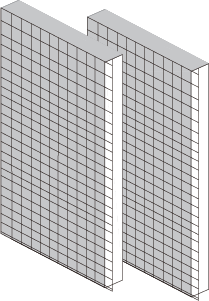 Panel estructural 2", 3", 4".