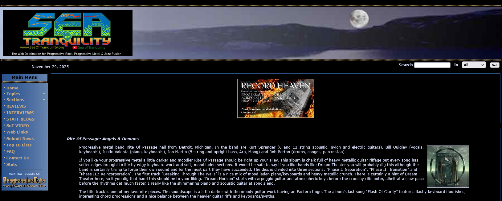 Sea of Tranquility Review